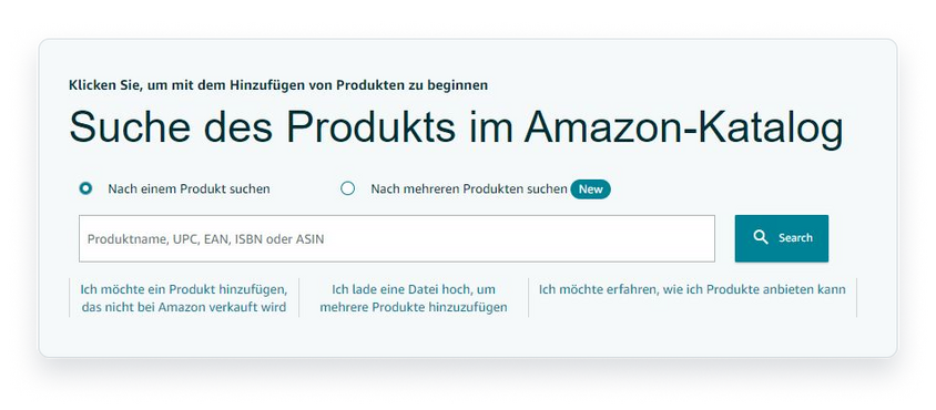 vender na amazon - carregar estoque, carregar novos produtos