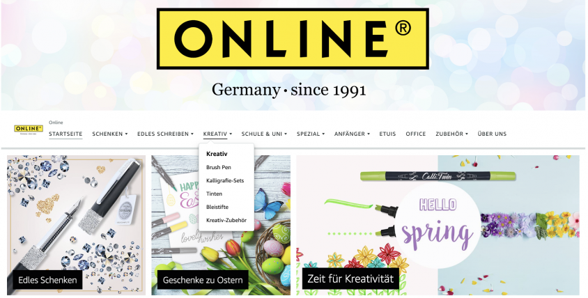 brandstore amazon Internetinis pavyzdys