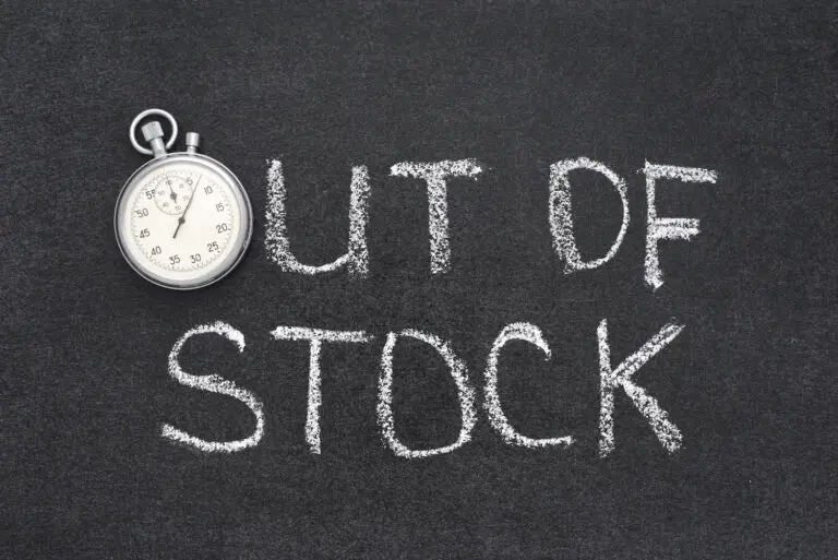 Running Out Of Stock