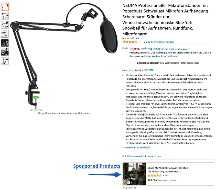 Retargeting no Amazon – Produtos Patrocinados