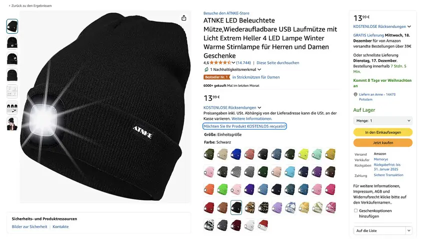 Paljud Amazoni turul kõige müüdavad tooted müüvad end hästi ainult teatud aastaaegadel.